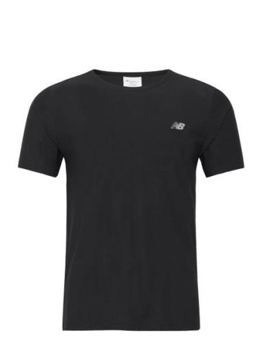 Jacquard T-Shirt Sport T-Kortærmet Skjorte Black New Balance