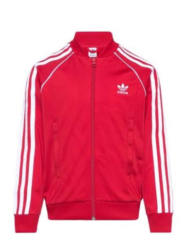 Sst Track Top Sport Sweatshirts & Hoodies Sweatshirts Red Adidas Origi...