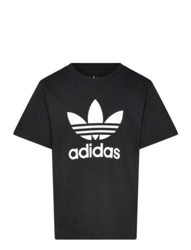 Trefoil Tee Sport T-Kortærmet Skjorte Black Adidas Originals