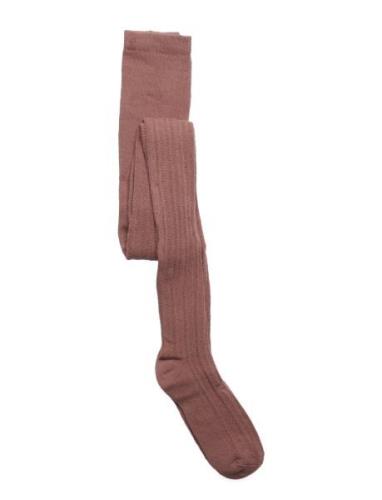 Tights Pointelle Tights Pink MarMar Copenhagen