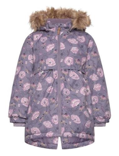 Snow Jacket Outerwear Jackets & Coats Winter Jackets Purple Minymo