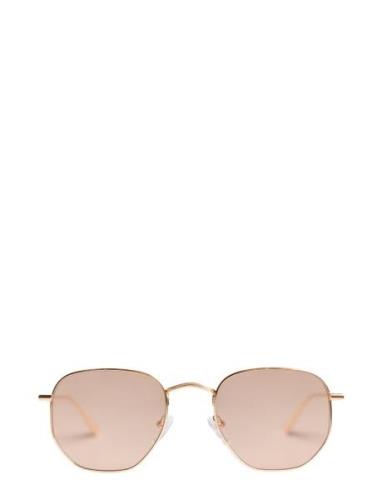 Lucca Gold Cinnamon Solbriller Gold Corlin Eyewear