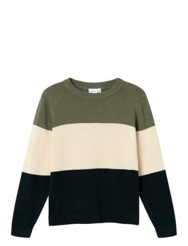 Nkmolok Ls Knit Tops Knitwear Pullovers Multi/patterned Name It