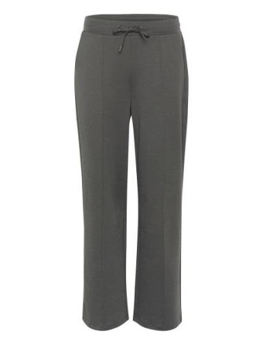 Kajenny Straight Pants Bottoms Trousers Wide Leg Grey Kaffe