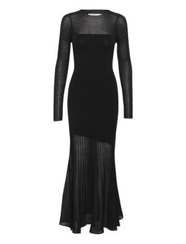 Sameagz Long Dress Maxikjole Festkjole Black Gestuz