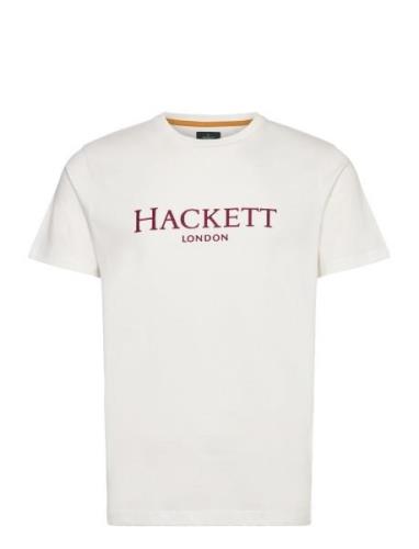 Heritage Classic Tee Tops T-Kortærmet Skjorte White Hackett London