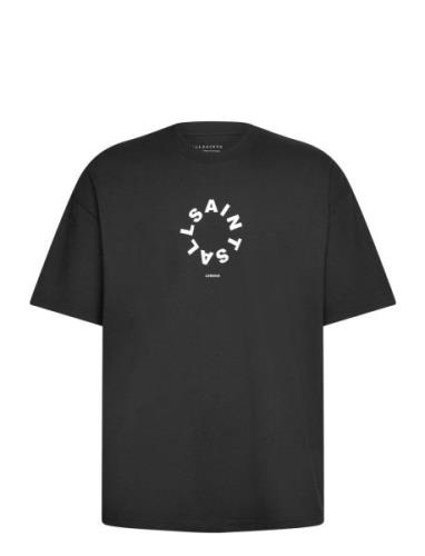 Tierra Ss Crew Tops T-Kortærmet Skjorte Black AllSaints