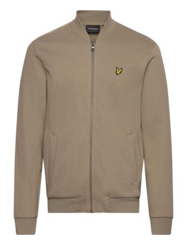 Jersey Bomber Tynd Jakke Beige Lyle & Scott