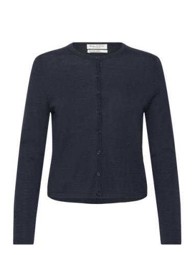 Cardigans Long Sleeve Tops Knitwear Cardigans Navy Marc O'Polo