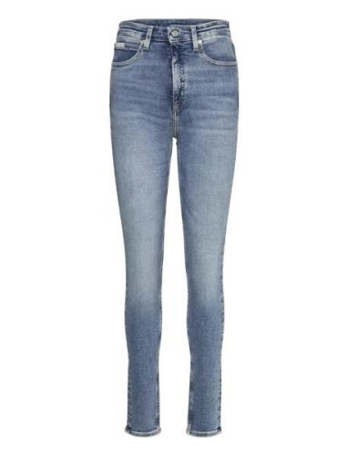 High Rise Skinny Bottoms Jeans Skinny Blue Calvin Klein Jeans