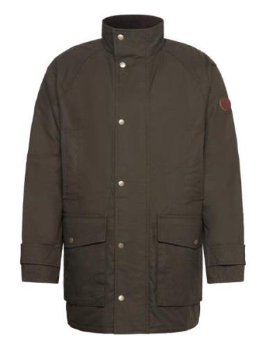 Double Decker Jacket Foret Jakke Khaki Green GANT