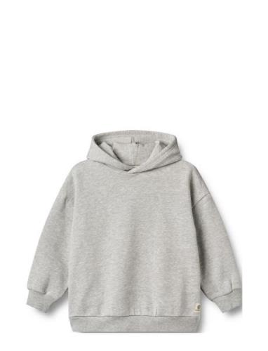 Hoodie Bonno Tops Sweatshirts & Hoodies Hoodies Grey Wheat