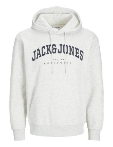 Jjecaleb Varsity Sweat Hood Noos Tops Sweatshirts & Hoodies Hoodies Gr...