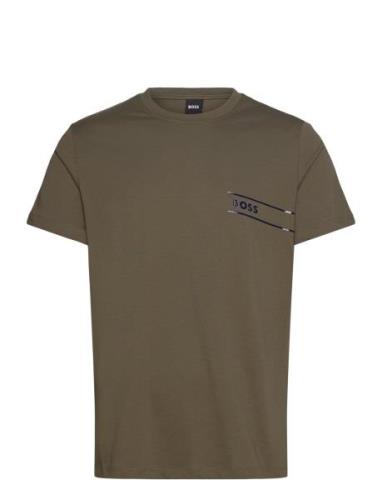 Tshirtrn 24 Tops T-Kortærmet Skjorte Khaki Green BOSS