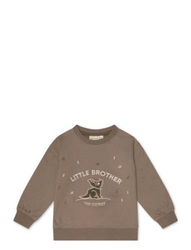 Finley Little Brother Sweatshirt Tops Sweatshirts & Hoodies Sweatshirt...