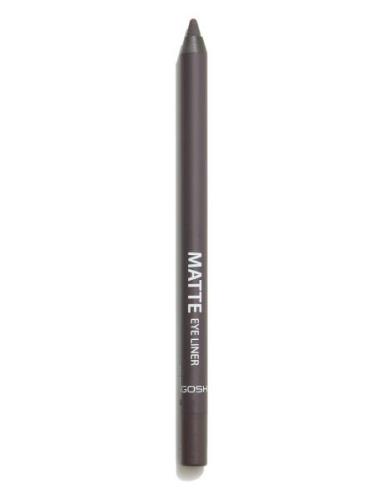 Gosh Matte Eye Liner Eyeliner Makeup Brown GOSH COPENHAGEN