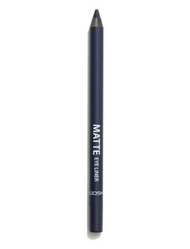 Gosh Matte Eye Liner Eyeliner Makeup Blue GOSH COPENHAGEN