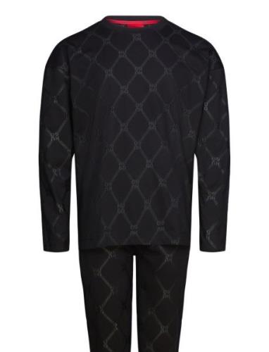 Chain Monogram Lset Pyjamas Nattøj Black HUGO