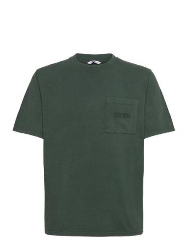 Nb Over Dyed Pocket T Shirt Green Designers T-Kortærmet Skjorte Green ...