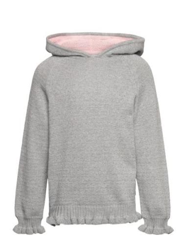 Hcpinja - Jumper Tops Sweatshirts & Hoodies Hoodies Grey Hust & Claire