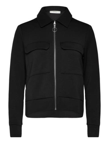 Becaiw Cardigan Tops Sweatshirts & Hoodies Sweatshirts Black InWear