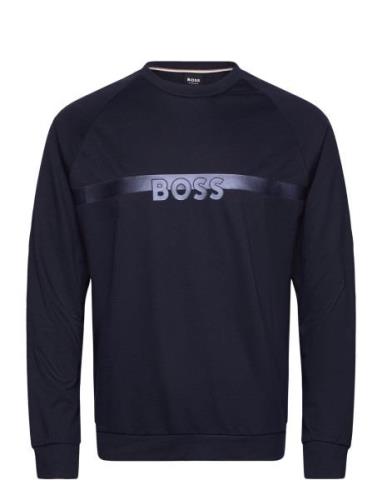 Authentic Sweatshirt Tops Sweatshirts & Hoodies Sweatshirts Navy BOSS