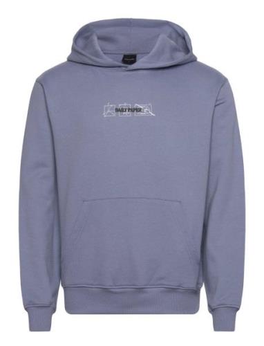 Mirror Hoodie Tops Sweatshirts & Hoodies Hoodies Blue Daily Paper