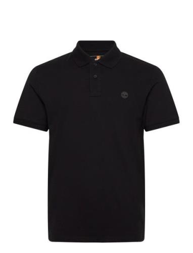 Pique Short Sleeve Polo Designers Polos Short-sleeved Black Timberland