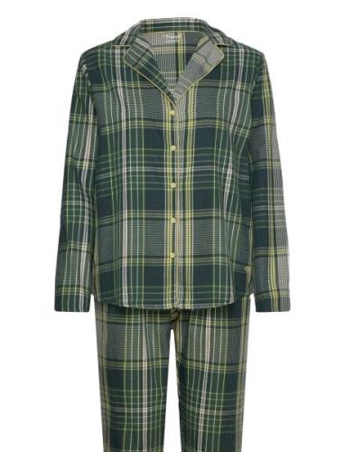 Boyfriend Pw X Checks Pyjamas Nattøj Green Triumph