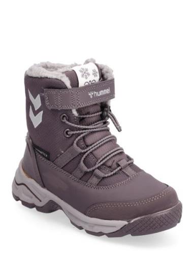 Snow Boot Tex Jr Sport Winter Boots Winter Boots W. Velcro Purple Humm...