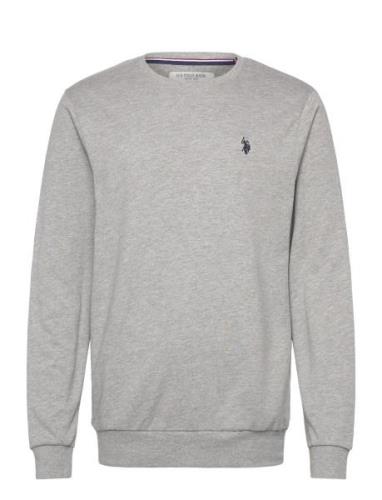 Hugo Reg Sw Uspa M Sweat Tops Sweatshirts & Hoodies Sweatshirts Grey U...