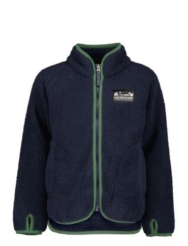 Gibbs Kids Fullzip 2 Outerwear Fleece Outerwear Fleece Jackets Navy Di...