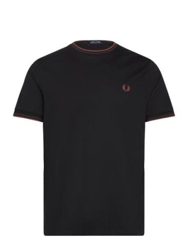 Twin Tipped T-Shirt Designers T-Kortærmet Skjorte Black Fred Perry