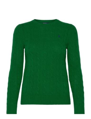 Cable-Knit Wool-Cashmere Sweater Tops Knitwear Jumpers Green Polo Ralp...