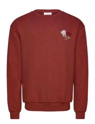 Felipe Sweatshirt Tops Sweatshirts & Hoodies Sweatshirts Red Les Deux