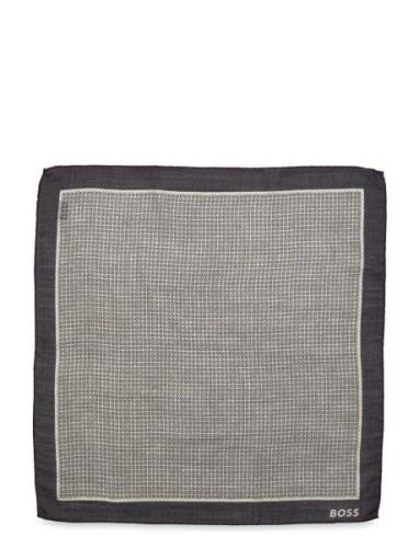 H-Pocket Sq45X45-223 Brystlommetørklæde Black BOSS