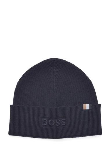 Magico_R_Hat Accessories Headwear Beanies Navy BOSS