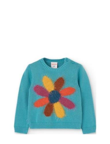 Knitwear Pullover For Baby Girl -Bci Tops Knitwear Pullovers Blue Bobo...