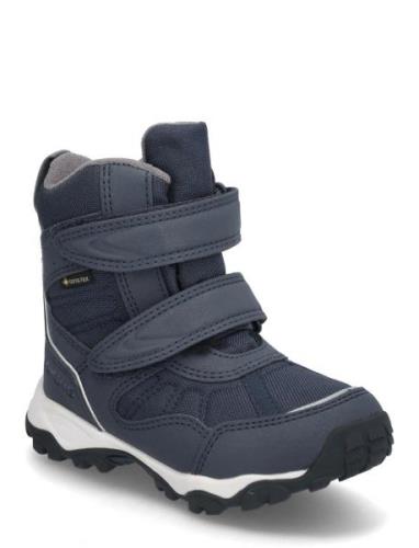 Beito Warm Gtx 2V Vinterstøvler Med Burrebånd Navy Viking