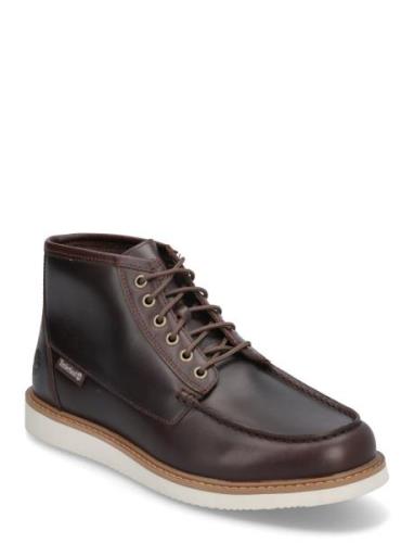 Newmarket Mid Lace Up Chukka Boot Medium Brown Full Grain Snørestøvler...