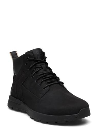 Killington Trekker Mid Lace Up Sneaker Jet Black Snørestøvler Black Ti...