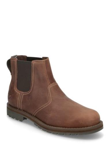 Larchmont Mid Chelsea Boot Brownie Støvlet Chelsea Boot Brown Timberla...