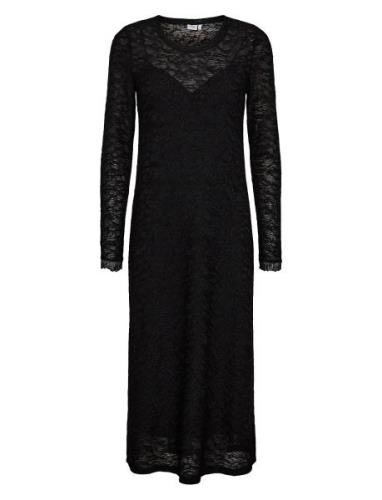 Nuellinor Dress Maxikjole Festkjole Black Nümph