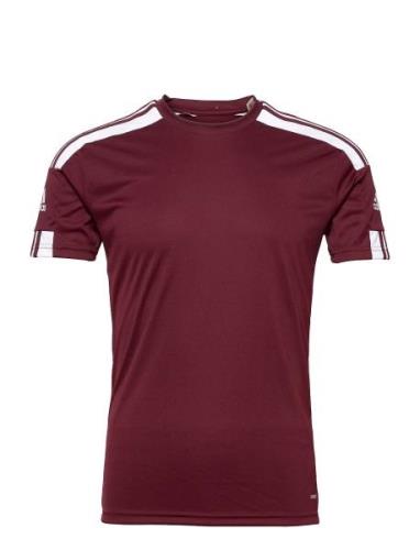 Squadra 21 Jersey Short Sleeve Tops T-Kortærmet Skjorte Red Adidas Per...