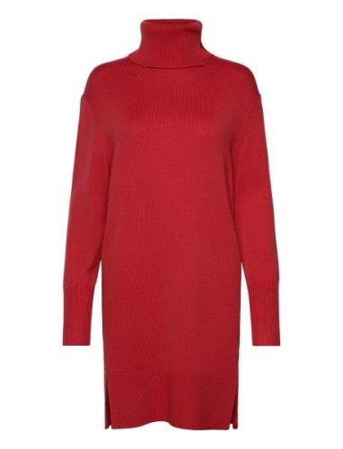 C_Feringata Dresses Knitted Dresses Red BOSS