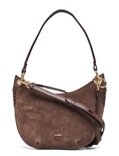 Bag T Suede Swing Bags Small Shoulder Bags-crossbody Bags Brown Ba&sh