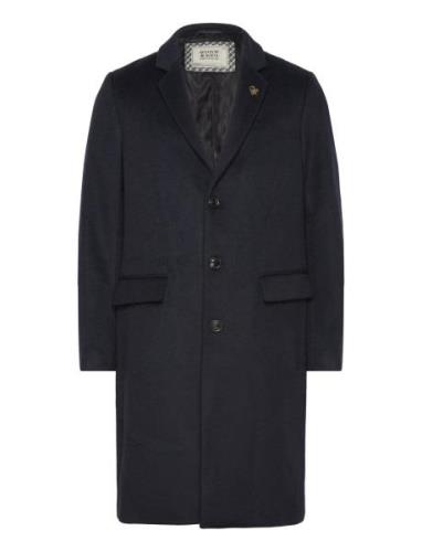 Wool Classic Overcoat Uldfrakke Frakke Navy Scotch & Soda