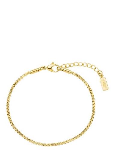 Basic Chain Bracelet Armbånd Smykker Gold Samie