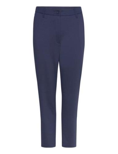 Wa-Sina Bottoms Trousers Straight Leg Navy Wasabiconcept