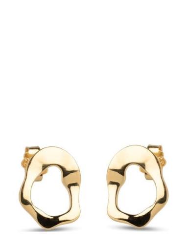 Daphne Accessories Jewellery Earrings Studs Gold Enamel Copenhagen